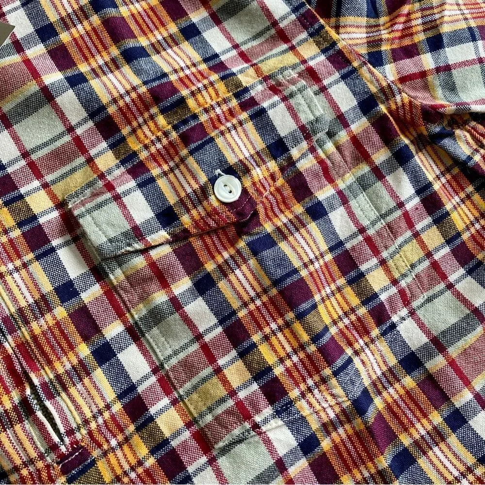 J. Crew Plaid Pullover Shirt